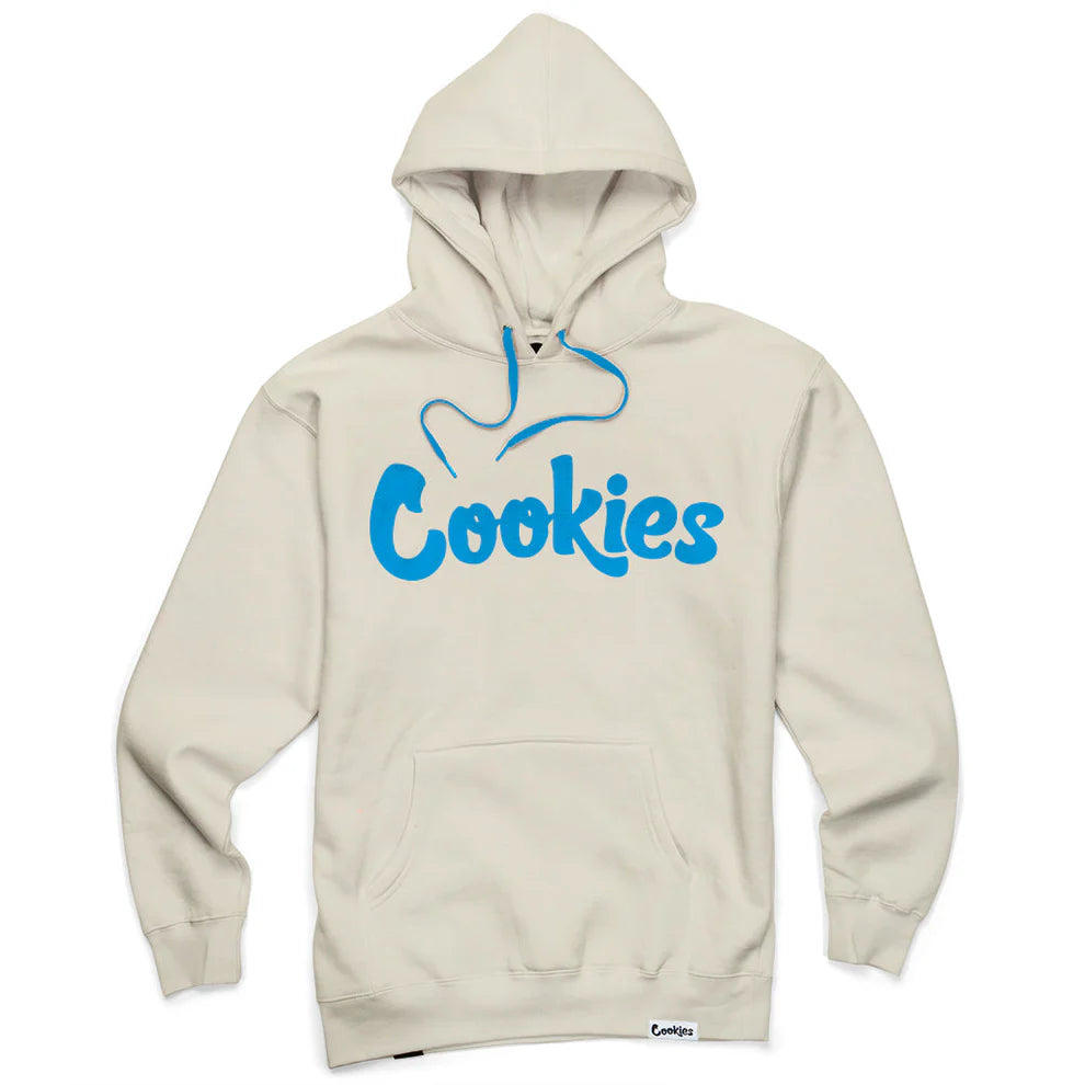 Original Logo Hoodie - Cream / Cookies Blue