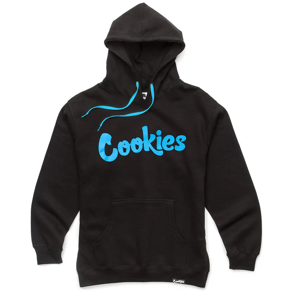 Original Logo Hoodie - Black / Cookies Blue