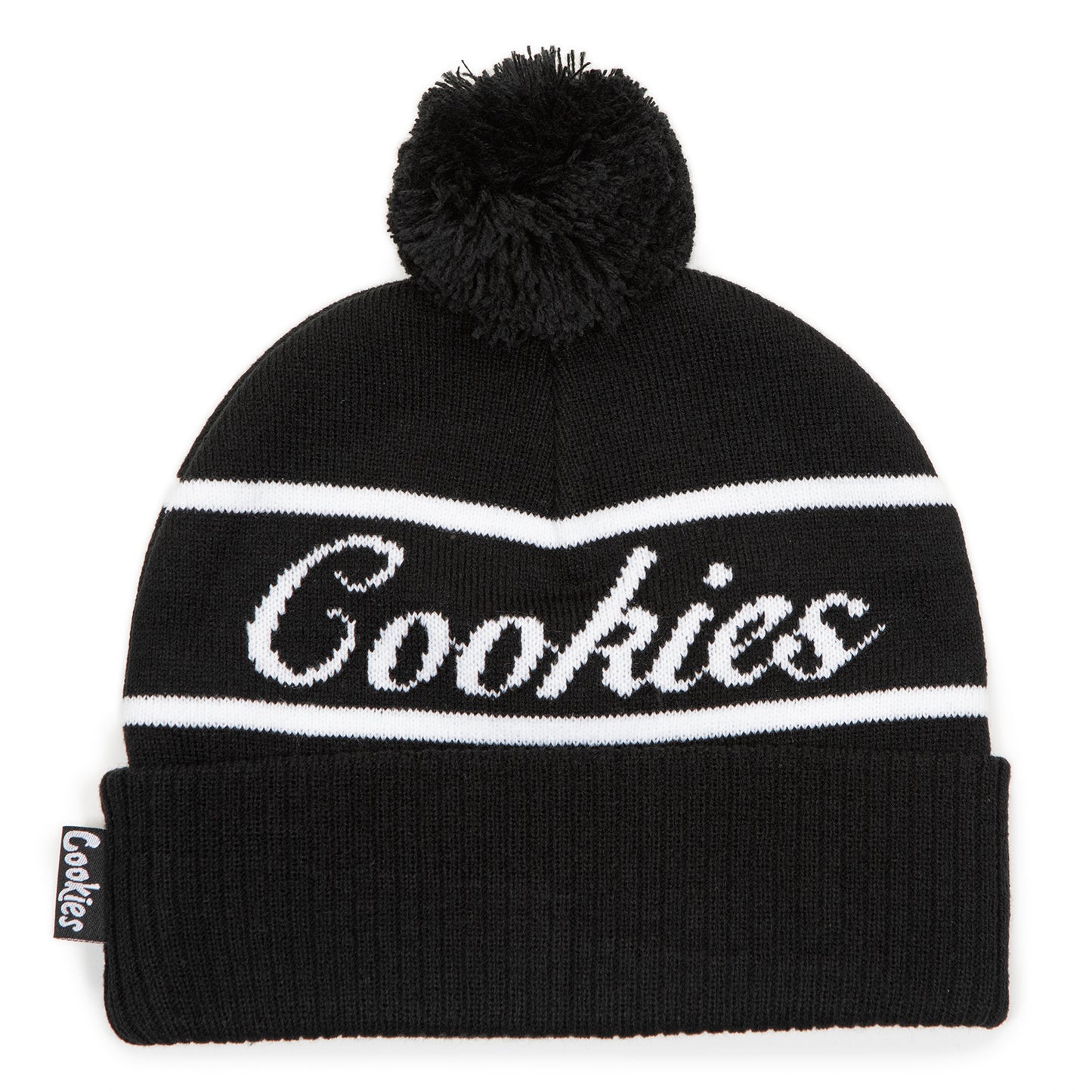 Cookies High Pom Beanie - Black