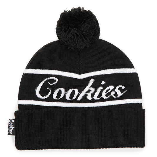 Cookies High Pom Beanie - Black