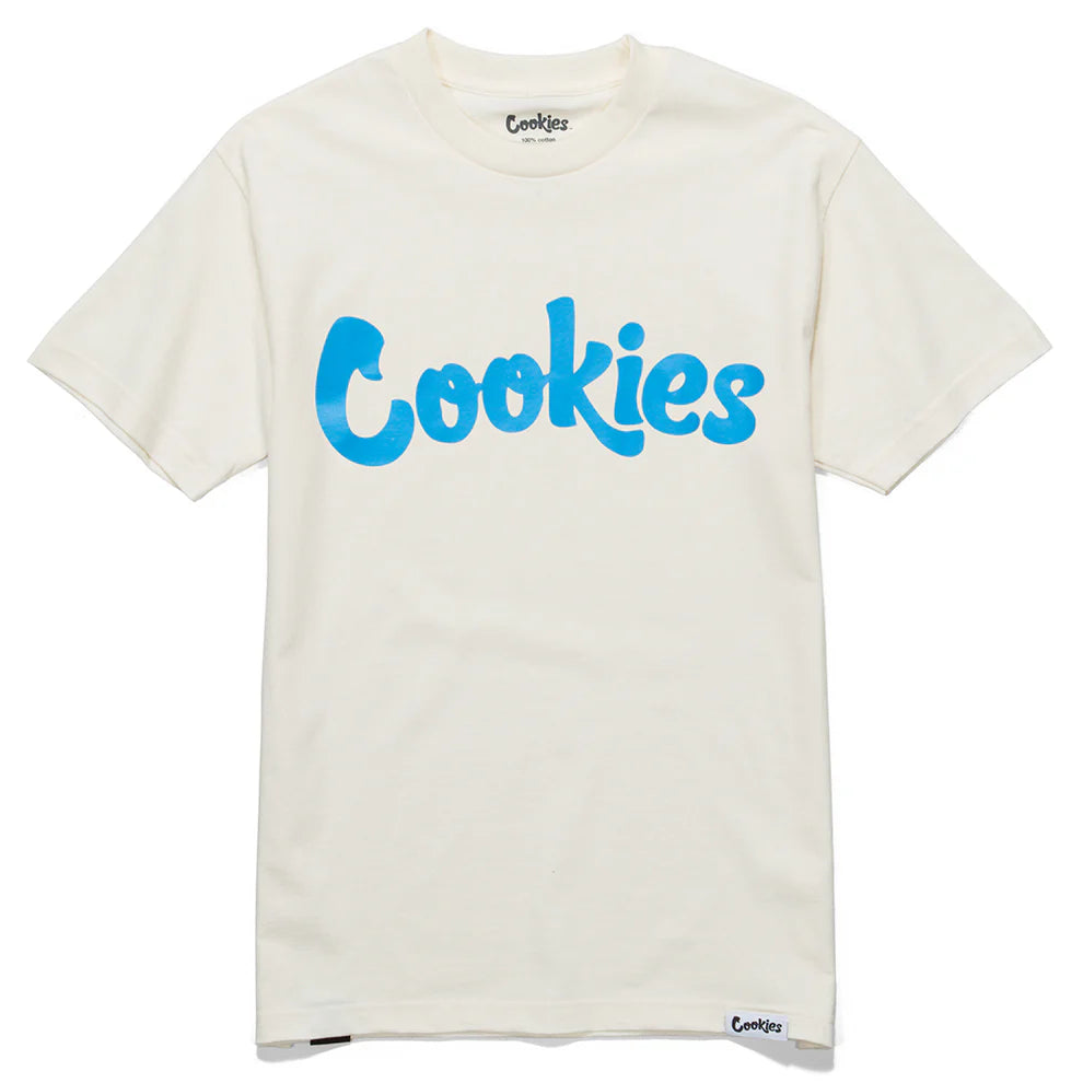 Original Logo Tee - Cream / Cookies Blue