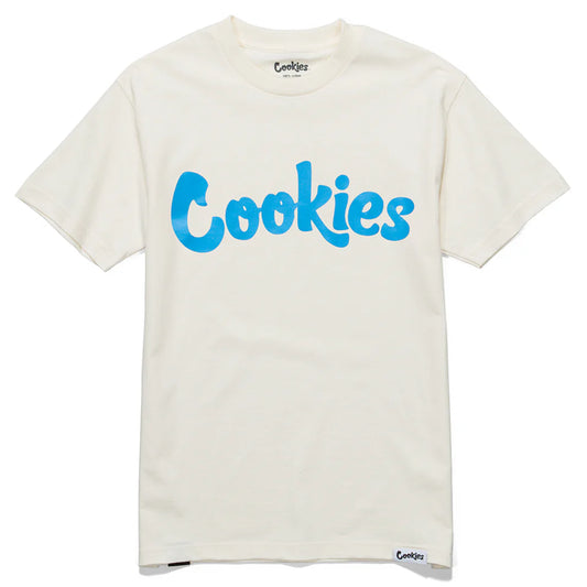 Original Logo Tee - Cream / Cookies Blue