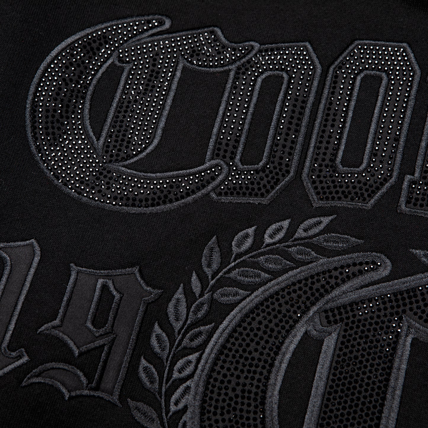 Paradise City Rhinestone Applique Pullover Hoodie