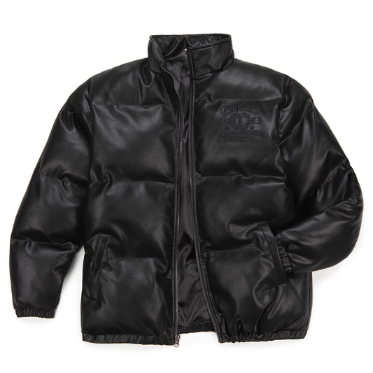 Paradise City Leather Puffer Jacket