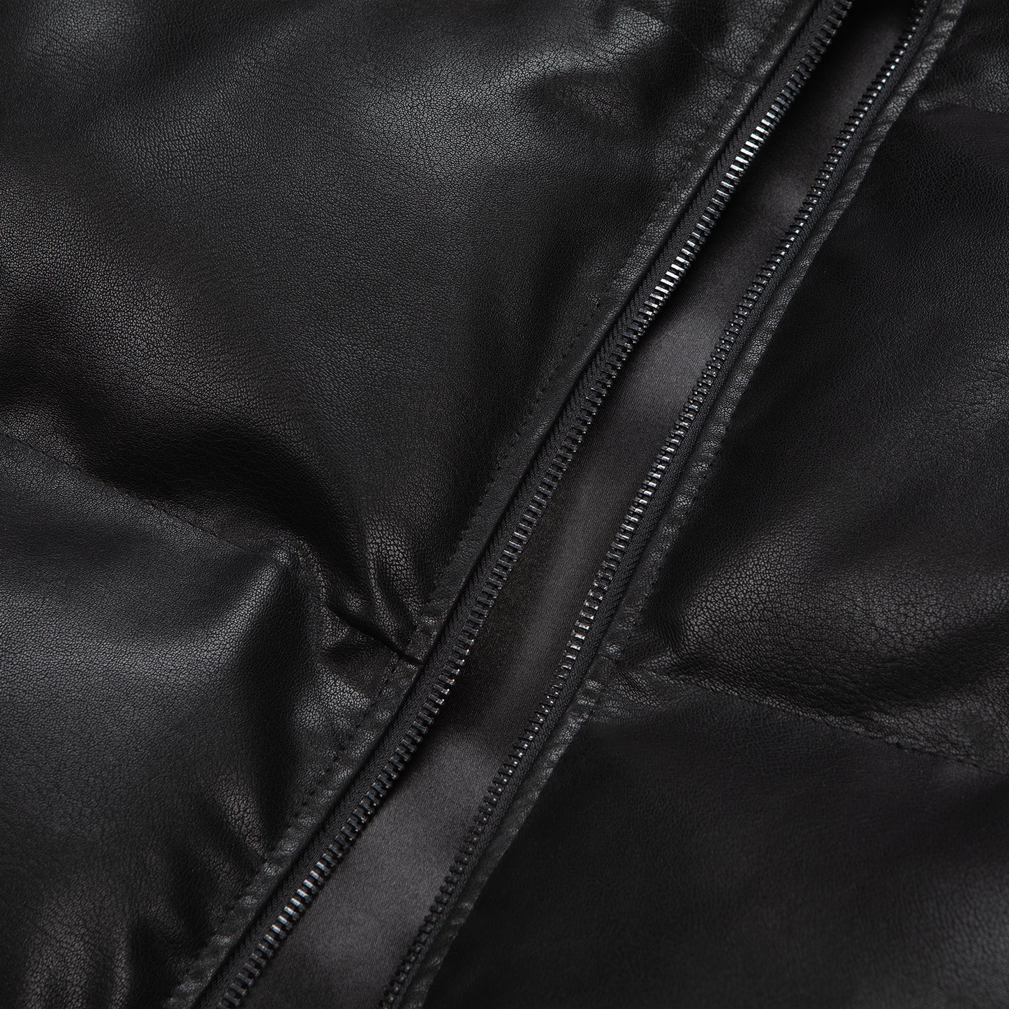 Paradise City Leather Puffer Jacket